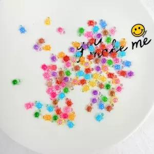 지퍼백 키링 DIY 행운의 초미니 거북이 파츠 100개입
