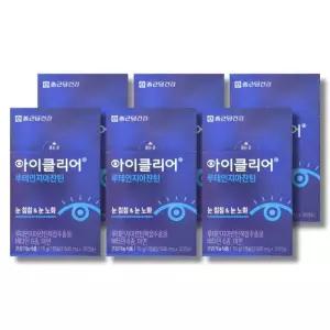 종근당건강 아이클리어 루테인지아잔틴 500mg 30캡슐 6박스 /wb