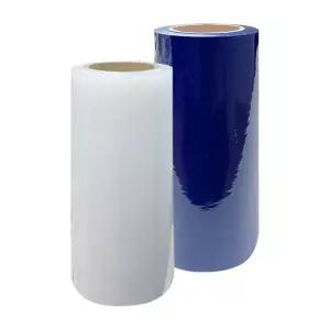 BLEX 보호테이프 투명 청색 300mm x 150M필름 포장재 스트래치 트레 래칭 래핑 포장랩 파렛 빠렛 공업용 용