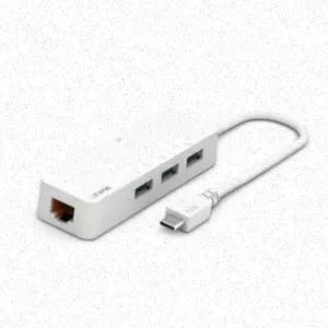 USB3.0허브 ipTIME U1003C 기가비트 C타입랜카드 3포트