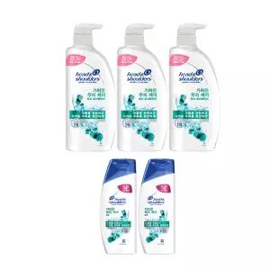 헤드앤숄더 가려운두피 샴푸 850ml 3개 + 미니샴푸 2개