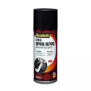 3m 스카치 얼룩 타르 스티커 리무버 접착제 끈끈이 제거제 200ml 시트지 크리너