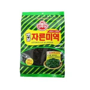 옛날자른미역50g 오뚜기 면