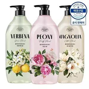 [애경]샤워메이트 플라워부케 바디워시 900ml ,3개