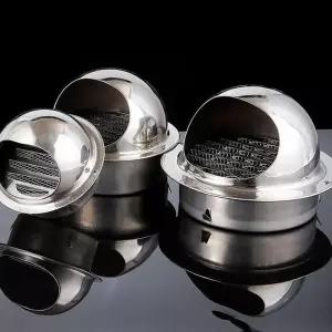 [셀러허브]JU 스텐 원형후드캡 환기구 배기구 배관 100mm 덕트자재 환기캡 (S40169036)