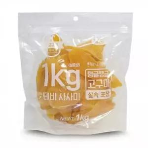 친절한탄씨 테비 고구마 1kg 애견간식 반려견간식 강아지 수제 풍부 섬유질 강아지 애견간식