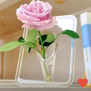 인테리어소품 아크릴 꽃병 투명 액자형 화병 꽃꽂이