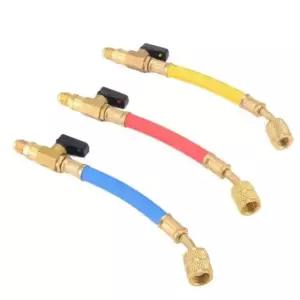 에어컨 냉매가스 볼 밸브 어댑터 호스 R22 R134a R410