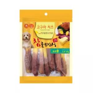 고구마 치즈 오리봉 강아지간식 100g 애견용 중형견간식 댕냥이