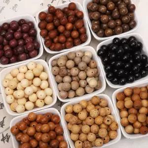 나무 염주 팔찌 만들기 108 합장주 단주 묵주 알 재료 DIY 부자재 비즈 행운 부적