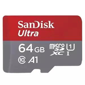 [셀러허브 가전]SanDisk sd카드 Ultra microSDXC UHS-I QUAB (64GB) (47513418)