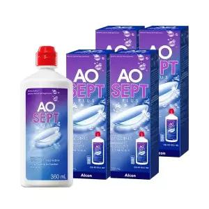 [옵티프리] 렌즈세척액 에이오셉 플러스 360ml 4개
