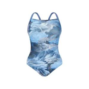 블루밍미스트 원피스 더블 크로스 스트랩 타이백 A6SL1LO63BLU