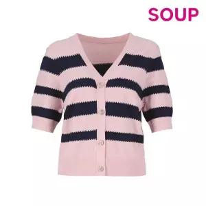[숲][SOUP] 스트라이프 니트 카디건 (SA5GD30)