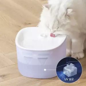 페페 무선 UV 살균정수기 CW-100 wireless 고양이 강아지 방광염