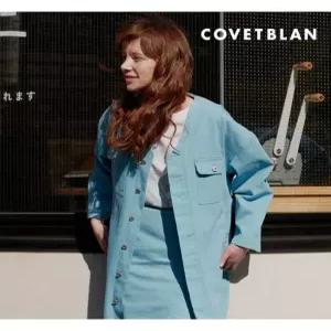 [코벳블랑][COVETBLAN] 여성 헤링본 코트(V192MCT101W)