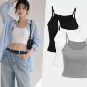 브라 AGG 여자 스판 레이어드 1013W 나시티 브라탑