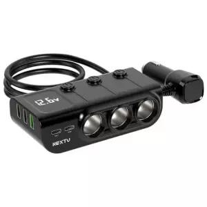 시거잭소켓 차량용 USB 멀티 3구 시거잭 개별전원 고속충전
