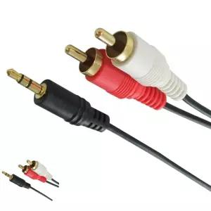 RCA케이블 AUX 스테레오 to 케이블 3.5mm 2RCA 20M