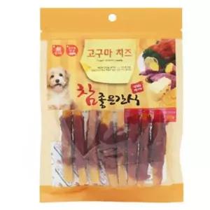 참좋은 강아지간식 애견수제간식 100g 오리말이 고구마 애견간식