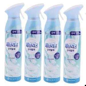 페브리즈 에어 공기탈취제 린넨스카이 4개입