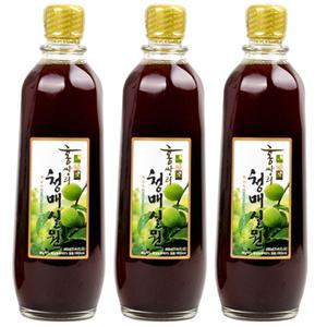 홍쌍리 청매실원 600mlx3개 / 매실청 매실원액 액