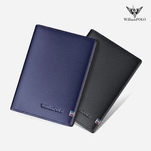 WilliamPOLO (윌리엄폴로) 명품소가죽 카드지갑  명함 여성 남성 남자 학생 미니 가죽 반지갑  POLO5267