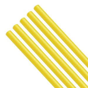 7mm 25cm 일자빨대 개별포장 노랑 1봉 500개