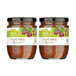 복음자리 무농약 무화과잼 350g + 350g 음료베이스 홈카페 간식 탕비실 자취 선물 350g