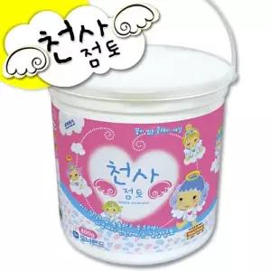 솔로몬샵 도너랜드 천사점토 800g 천사점토 칼라점토 컬러점토 찰흙 점토 지점토 찍기틀 점토만들기 모양