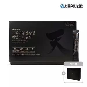 [롯데백화점]서울약사신협 [진세노사이드 50mg] 프리미엄 홍삼정 천명스틱 골드 100포(쇼핑백증정)