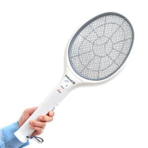 특대 LED 전기모기채 캠핑 벌레퇴치 파리채 휴대용