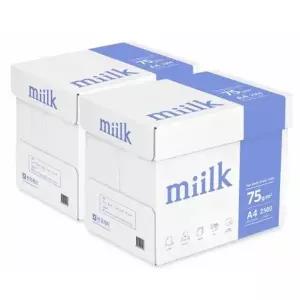 밀크 A4용지 75g 2박스(5000매) 복사용지