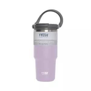 TYESO MRBO8431 차량 스포츠 내장형빨대 스텐 핸들텀블러 750mL
