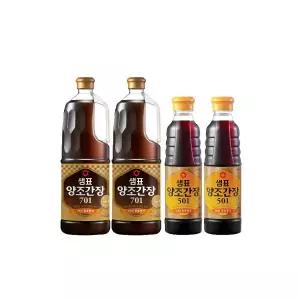 샘표 양조간장701 1.7L 2개 + 양조간장 501 500ml