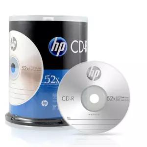 HP CD-R 700MB 52x 케익 (100장) /밀알