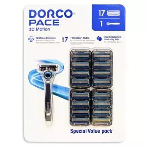 도루코 페이스 3D모션 면도기세트 면도기 1개+날 17개 대용량 남성