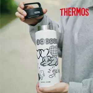 [써모스]X이나피스퀘어 캐리 핸들 텀블러 800ml / JOW-800KC