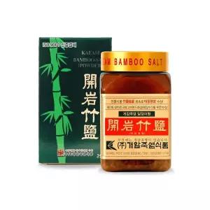 9회죽염 알갱이 250g 전통 개암죽염 고체 미네랄 소금