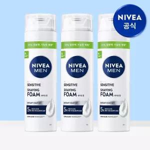 니베아 맨 센서티브 쉐이빙 폼 200ml 3개