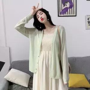 여성 데일리 얇은 봄 가을 캐주얼 가디건 LK-G001