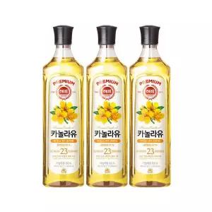 사조 카놀라유 900mL x 3개
