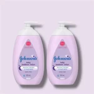 [존슨앤존슨] 존슨즈베이비 베드 TIME 로션 펌프형 500ml 2개