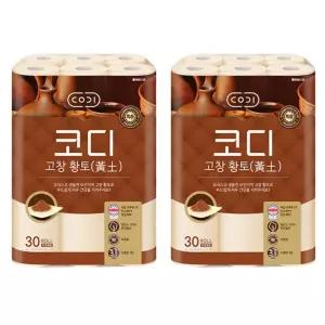 코디 고창 황토 30M 30롤 2개