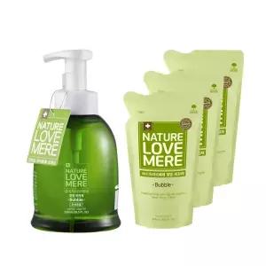 젖병세정제 거품형 용기 550ml 1개 + 거품형 리필 500ml 3팩 + 무료배송