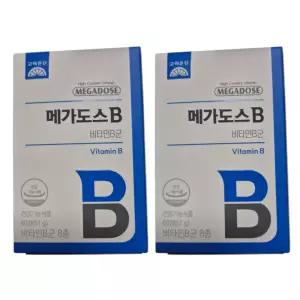 고려은단 메가도스B 비타민B 컴플렉스 60정 X 2개