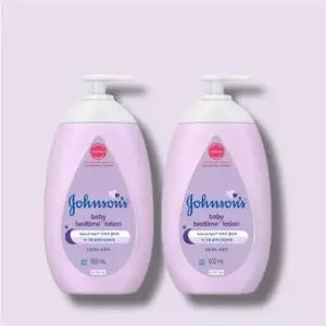 [셀러허브][존슨앤존슨] 존슨즈베이비 베드 TIME 로션 펌프형 500ml 2개 (S45030815)