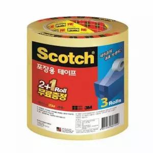 3M 스카치 포장용 테이프 투명 3625V 2+1 48x25m