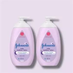 [존슨앤존슨] 존슨즈베이비 베드 TIME 로션 펌프형 500ml  2개
