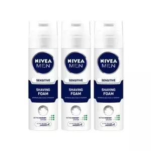 니베아 맨 센시티브 쉐이빙폼 200ml 3개 면도크림